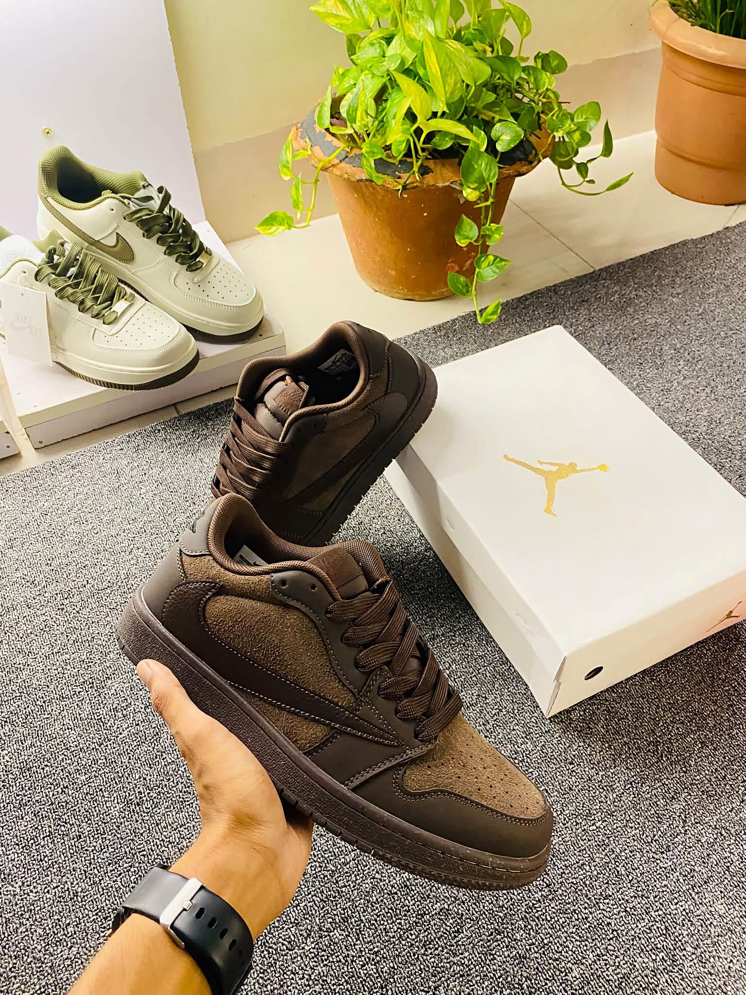 Travis Scott x Air Jordan 1 Low OG “Velvet Brown”